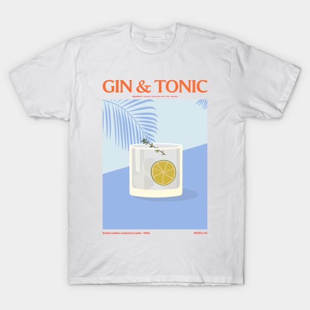 Gin and Tonic T-Shirt by MurellosArt